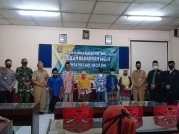 Penyerahan Zakat Oleh Baznas di Hadiri Oleh Danramil 04/ Windusari